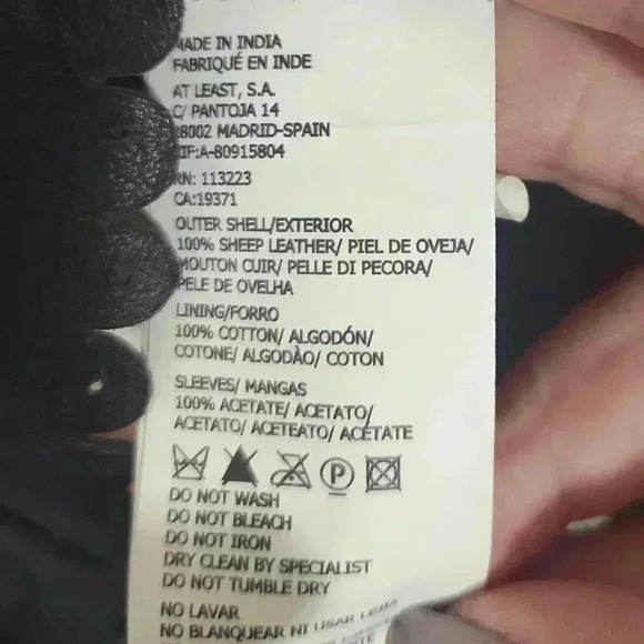 WOMENS HOSS INTROPIA BROWN LEATHER JACKET, SIZE 10 - Picture 4 of 10